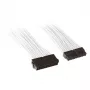 SilverStone PP07-MBW – Maitinimo ilginimo laidas – ATX, 24 kontaktų (kištukas) – ATX, 24 kontaktų (lizdas) – 30 cm – Baltas (SST-PP07-MBW)