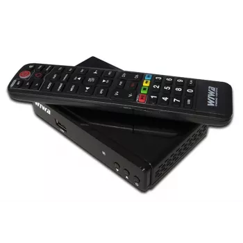 Skaitmeninis TV imtuvas WIWA 2_275294 H.265 DVB-T/DVB-T2 HD, 1 imtuvas, 470–860 MHz, HDMI 1.3, USB 2.0, SCART, juodas