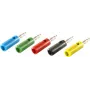 shiverpeaks BS56200-SET Kištukinis bananinis jungtis Juoda - Mėlyna - Žalia - Raudona - Geltona