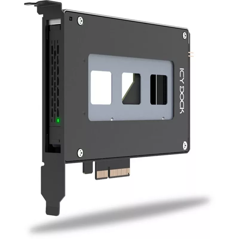 ICY Dock ToughArmor MB111VP-B – mobilus SSD krepšelis 2.5 inch (6,4 cm) NVMe PCIe 4.0 x4 – juodas (MB111VP-B)
