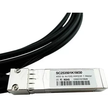 BlueOptics CBO CABQ-S-3M 3 m pasyvus varinis tiesioginio prijungimo DAC laidas