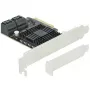 DeLOCK SATA PCI Express x4 kortelė 5 prievadų Low Profile