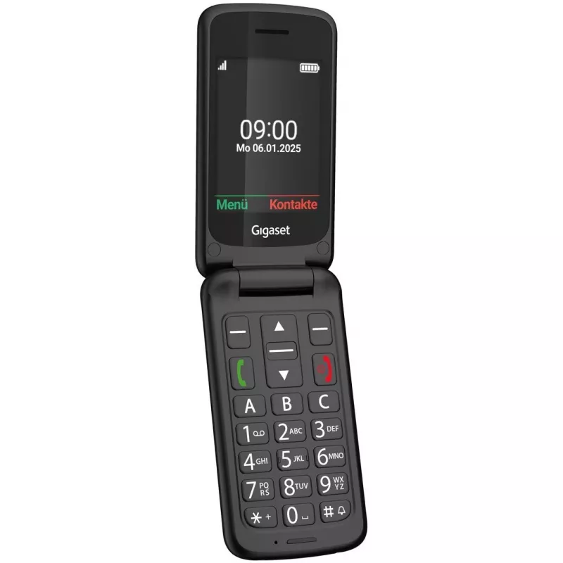 Gigaset GL595 sulankstomas telefonas 2,8 colio 0,3 MP juodas