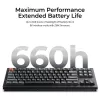 Mechaninė klaviatūra Keychron V3 Ultra 8K – laidinė ir belaidė, QWERTY išdėstymas, RGB LED, juoda