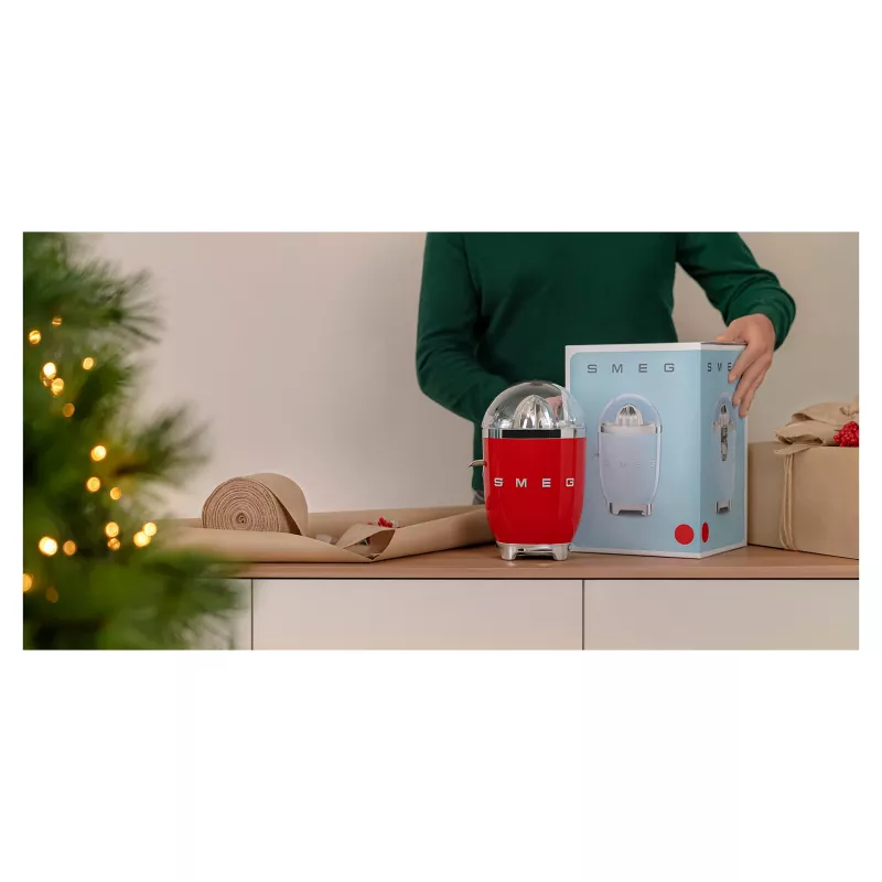 Elektrinė citrusinių vaisių spauda Smeg CJF11RDEU 70 W raudona nerūdijantis plienas