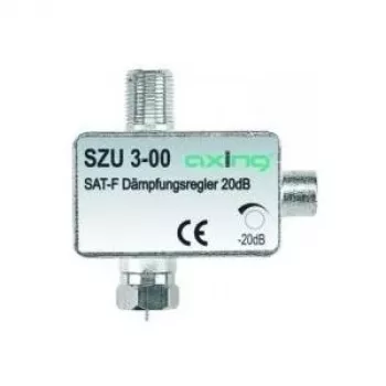Axing SZU 3-00 – F-moteris/F-vyras – 20 dB – 2,4 GHz – sidabrinis – aliuminis