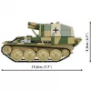 Konstrukcijos modelis Cobi SD.KFZ.138/1 Grille, 720 dalių, ekspozicinis modelis
