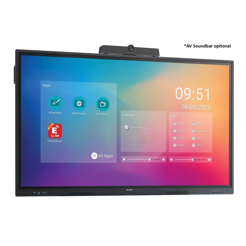 Sharp PN-LC752 75 colių 4K Ultra HD LCD skydelis skaitmeninei signalizacijai