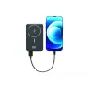 Power Bank Port Designs 907005 10000 mAh belaidžiu įkrovimu juodas