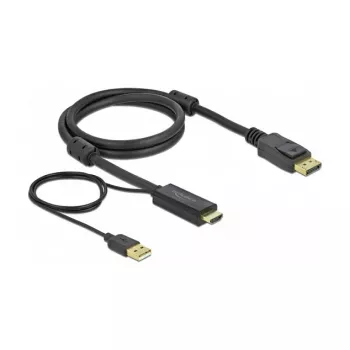 HDMI į DisplayPort laidas DeLOCK 85963 4K 30 Hz 1 m