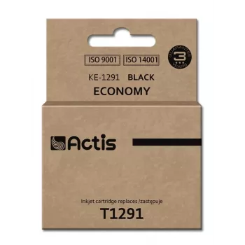 Actis KE-1291 rašalo kasetė (Epson T1291 pakaitalas; standartinė; 18 ml; juoda)