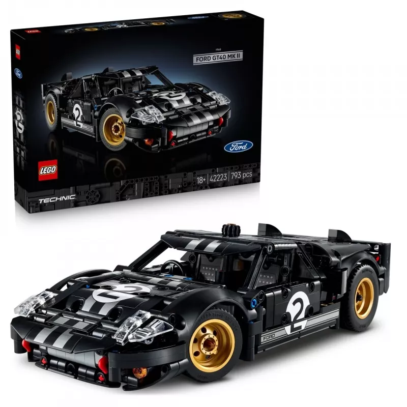LEGO TECHNIC 42223 1966 Ford GT40 MKII lenktyninis automobilis