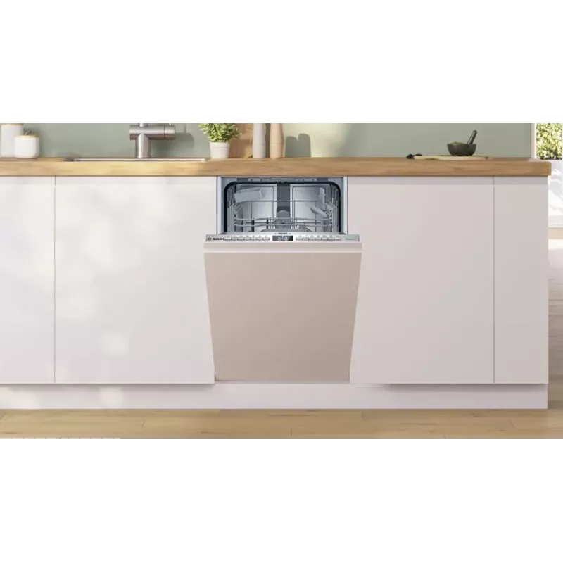 Įmontuojamas indaplovė Bosch SPV4EKX24E, 9 stalvių, 44 dB