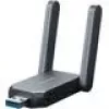Belaidis USB adapteris MERCUSYS MA37BEH – didelio stiprinimo Wi‑Fi 7 (BE6500) USB-C / USB-A