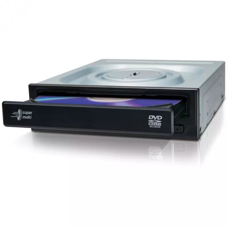 LG GH24NSD5 vidinis DVD Super Multi DL optinis diskų įrenginys, juodas