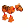 Popular Playthings Magnetiniai Gyvūnų Rinkinys Mix or Match Įvairiaspalvis