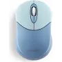 Perixx PERIMICE-802BL Bluetooth pelė kompiuteriui ir planšetei, belaidė, mėlyna - Pelė - 1000 dpi - Optinė - 3 mygtukai - Bluetooth