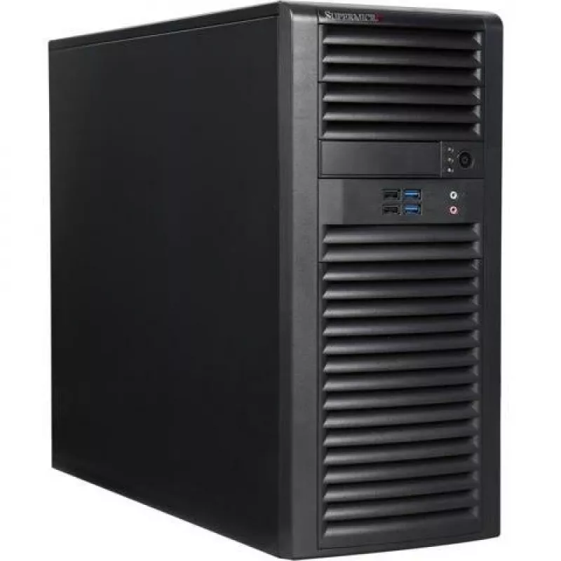 Supermicro SuperChassis 732D4-903B bokštinė serverio dėžė, E-ATX, 900 W, juoda, USB/audio
