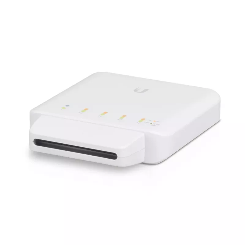 Ubiquiti UniFi Switch Flex (3 vienetų pakuotė) Valdomas L2 Gigabit Ethernet jungiklis su PoE, baltas