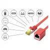 Eterneto jungiamasis kabelis Goodconnections 8070VR-010R raudonas