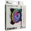 INTER-TECH RS-071 120 mm ARGB korpuso ventiliatorius – juodas