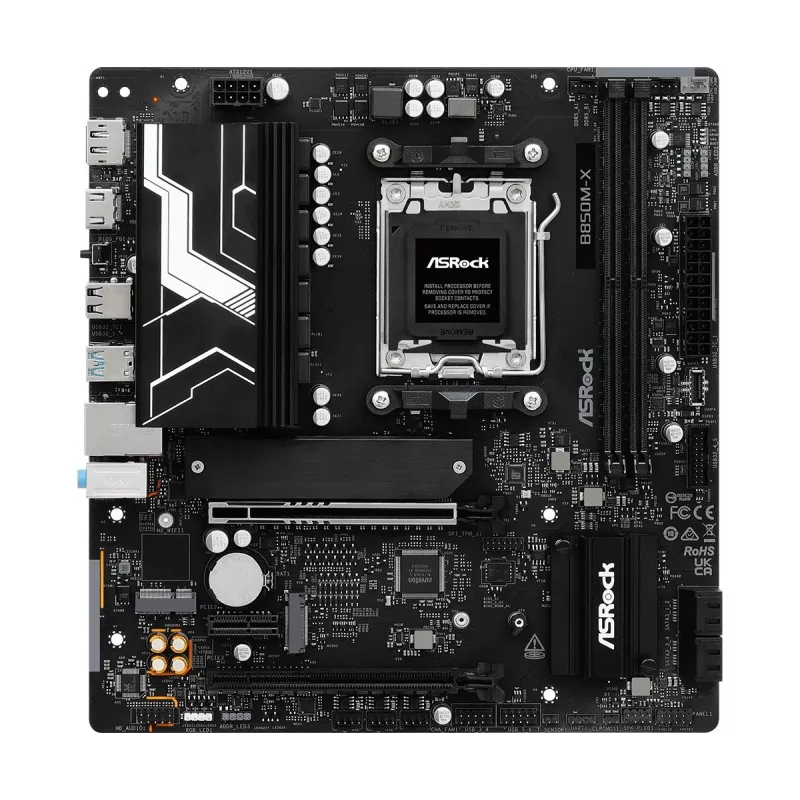 ASRock B850M-X R2.0 AM5 Micro-ATX pagrindinė plokštė
