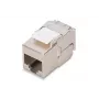 Keystone modulis Digitus CAT 6A RJ-45 ekranuotas sidabrinis 1 vnt.