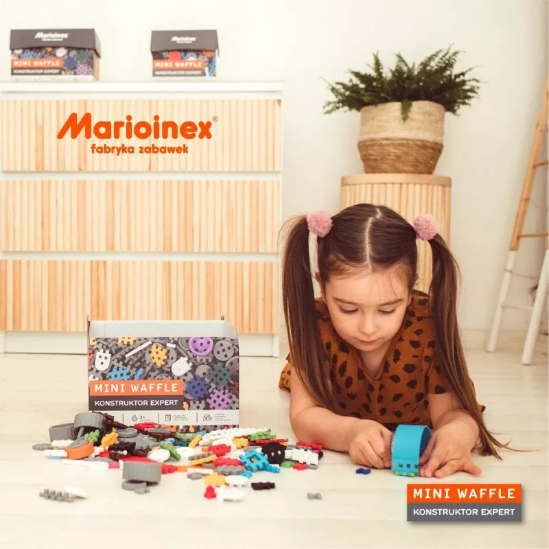 Marioinex Mini Waffle kaladėlių konstruktorius Constructor Expert, 501 vnt.