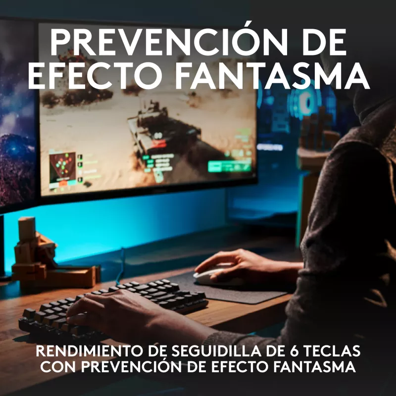 Logitech G G413 TKL SE, laidinė, USB, mechaniniai jungikliai, QWERTY, LED, juoda