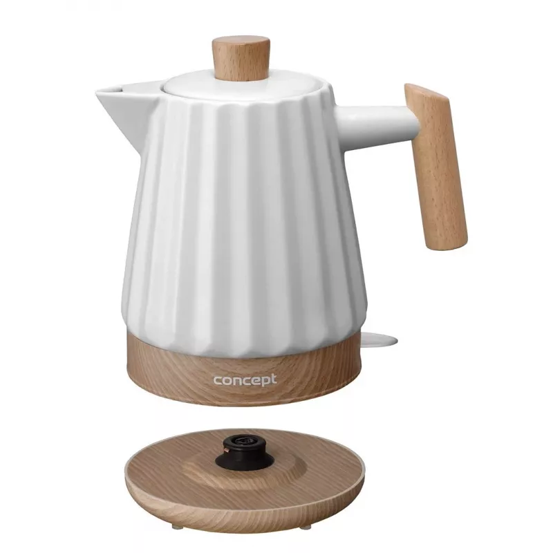 Concept RK0090 Keraminis elektrinis virdulys 1,5 l Baltas