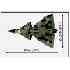 Konstruktorius Cobi Blocks Saab AJS 3 Viggen 911 dalių modelio rinkinys
