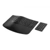 HP 960 ergonomiška belaidė klaviatūra, pilno dydžio (100 %), RF belaidė + Bluetooth, membraninė, juoda