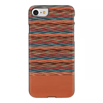 Dėklas Cover Man&Wood M7090B iPhone 7/8, rudas, medžio apdaila