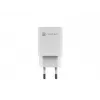 Įkroviklis NATEC NUC-2140, 30W, USB-C PD 3.0 + USB-A, Samsung AFC, Baltas