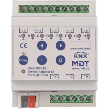 MDT AKK-0816.03 perjungimo pavara 8 kanalų, 4TE, REG, 16A, 70µ (AKK-0816.03)