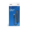 USB 3.0 4 prievadų sąsajos šakotuvas SAVIO AK-71 su USB-C laidu, 5000 Mbit/s, 2 metų garantija