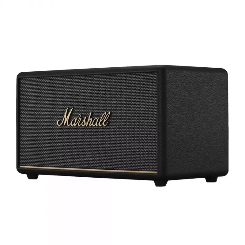 Belaidis Bluetooth garsiakalbis Marshall Headphones Stanmore III juodas – kompaktiškas namų garsas, multi-host, RCA ir optinis įėjimas