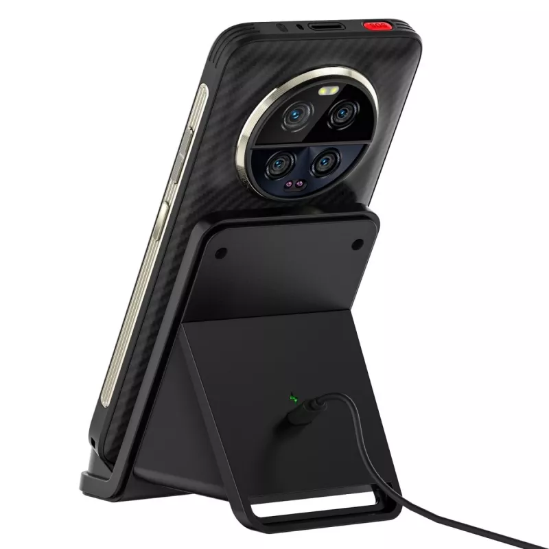 UleFone WCS01 belaidis greitasis kroviklis stovas 50W USB Type-C, juodas