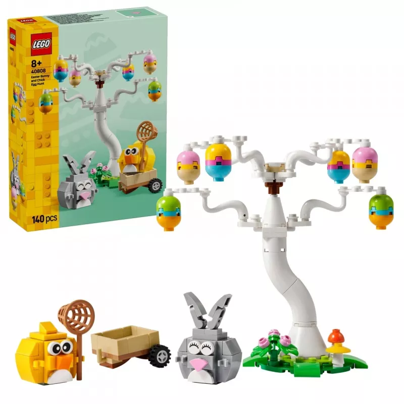 LEGO Blocks 40808 Velykų zuikis ir viščiukas kiaušinių medžioklė