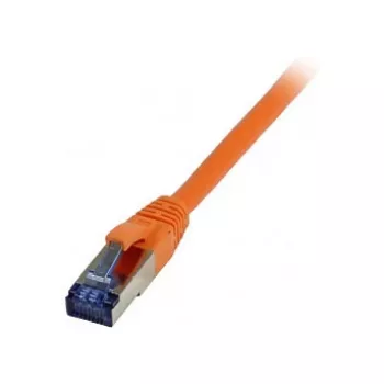 Patch laidas RJ45 CAT6A 500MHz 0,5m oranžinis S-STP (S/FTP) TPE/LSZH Superflex AWG26 Syner