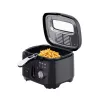 ELDOM Fryer FREET, 2,5 L, 400 g bulvytėms, temperatūros reguliatorius, išimamas aliejaus bakas, juoda