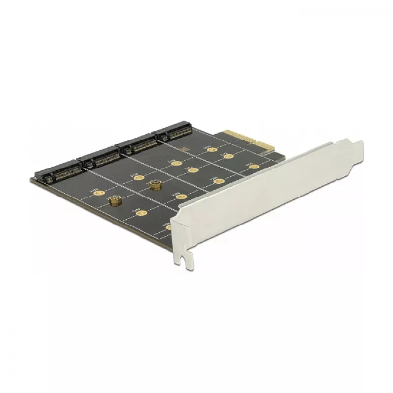 PCIe sąsajos plokštė DeLOCK 89888, 4x M.2 SATA