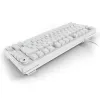 Klaviatūra Sharkoon SGK25 75% QWERTZ USB laidinė RGB LED balta