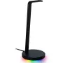 Razer Base Station V2 Chroma stovas ausinėms, juodas, 2x USB 3.1, 3.5 mm su DAC, 7.1 garsas, RGB