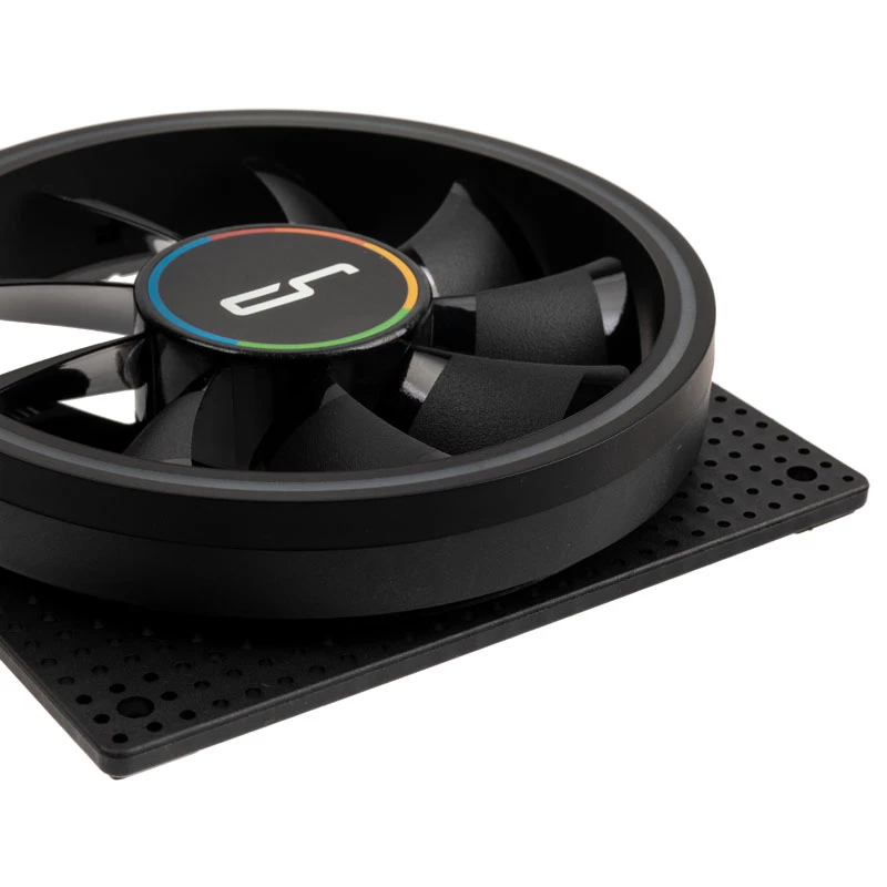 Ventiliatorius Cryorig Crona S 120 mm juodas — 400–1700 RPM, 16,5–29,7 dB, 60,6 CFM, 2,65 mmH₂O