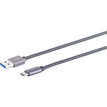 USB laidas ShiverPeaks S/CONN 13-38010 USB 3.2 Gen 2 0,5 m pilkas