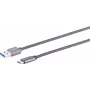 USB laidas ShiverPeaks S/CONN 13-38010 USB 3.2 Gen 2 0,5 m pilkas