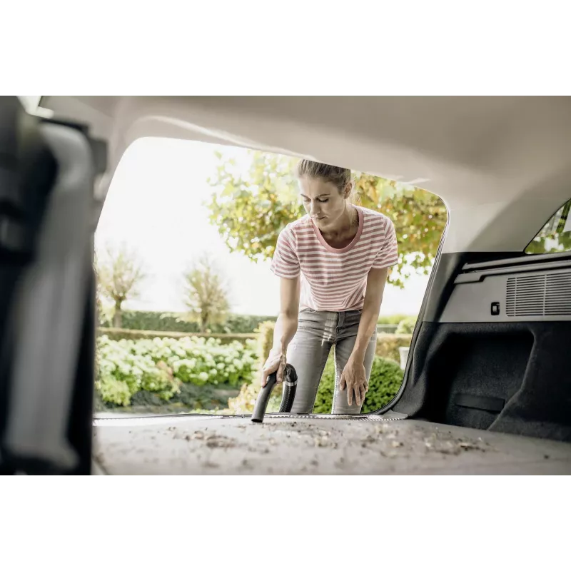 Šlapio ir sauso siurblys Karcher WD 4 S V-20/5/22 — 20 L nerūdijančio plieno bakas, 5 m žarna, 1000 W