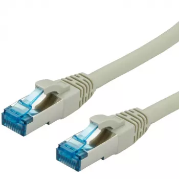 Tinklo kabelis VALUE S/FTP Patch Cord Cat.6a RJ-45 1,0 m pilkas