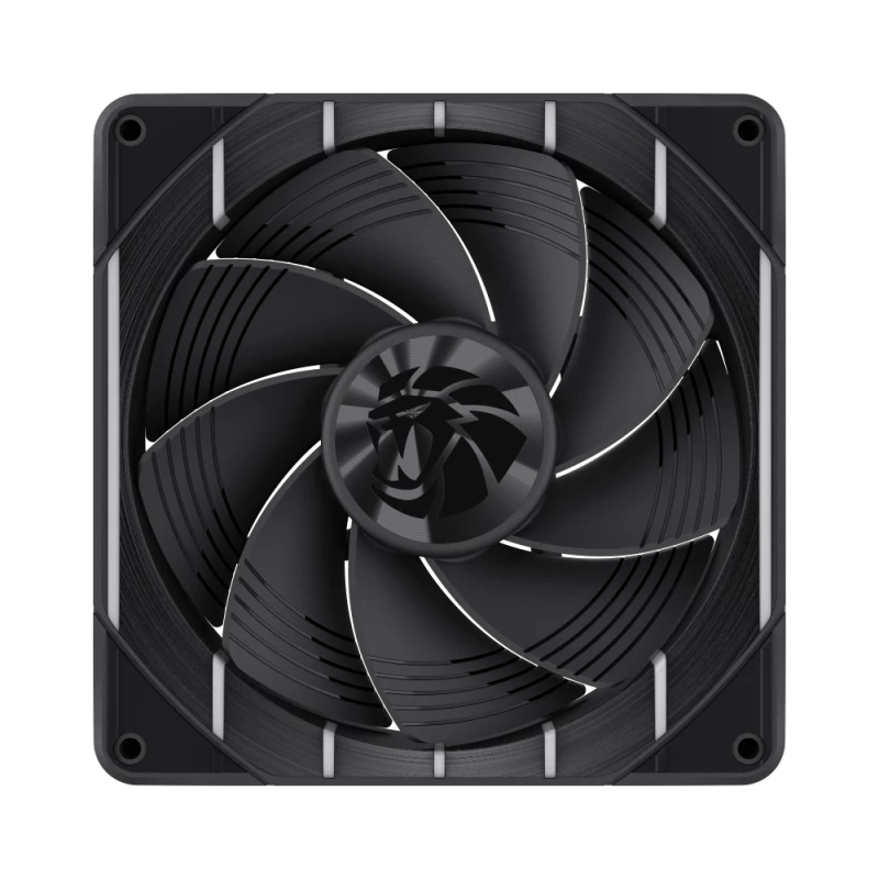 GAMEMAX TORNADO T12 ARGB-R 120mm korpuso ventiliatorius – juodas